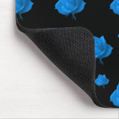 Blaue Rose Mousepad (Ecke)