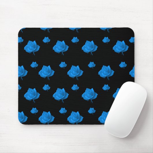 Blaue Rose Mousepad (Mit Mouse)