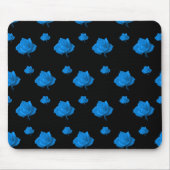 Blaue Rose Mousepad (Vorne)