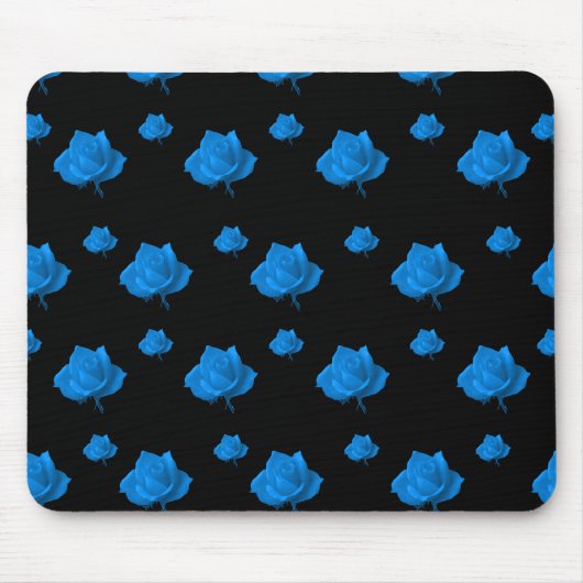 Blaue Rose Mousepad (Vorne)