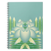 Blaue Rose Notizblock (Vorderseite)