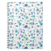 Blaue Rose Notizblock (Vorderseite)