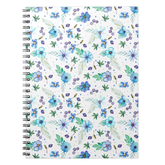 Blaue Rose Notizblock (Vorderseite)