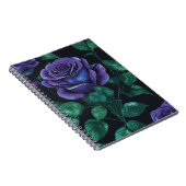 Blaue Rose Notizblock (Rechte Seite)