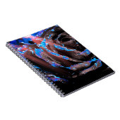 Blaue Rose Notizblock (Rechte Seite)