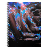 Blaue Rose Notizblock (Vorderseite)