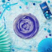 Blaue Rose Pappteller (Party)