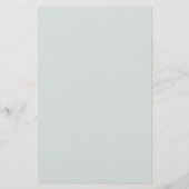 Blaue Rose Personalisiert Briefpapier (Rückseite)