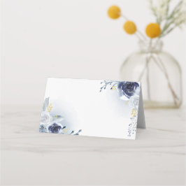 Blaue Rose Platzkarte