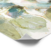 Blaue Rose Poster (Ecke)