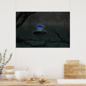 Blaue Rose Poster (Küche)