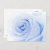 Blaue Rose Postkarte (Vorne/Hinten)