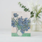 Blaue Rose Postkarte (Stehend Vorderseite)