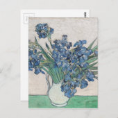 Blaue Rose Postkarte (Vorne/Hinten)