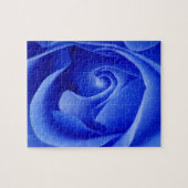 blaue Rose Puzzle (Horizontal)