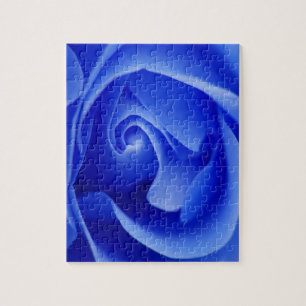 blaue Rose Puzzle