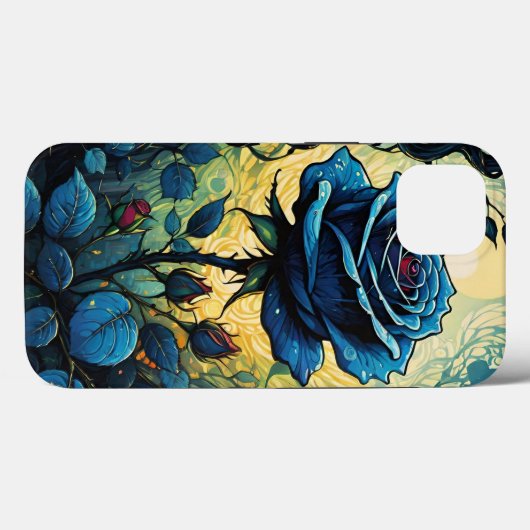 Blaue Rose Reben 1 Case-Mate iPhone Hülle (Rückseite (Horizontal))