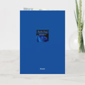 Blaue Rose Reben 1 Karte (Rückseite)