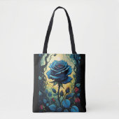 Blaue Rose Reben 1 Tasche (Vorderseite)