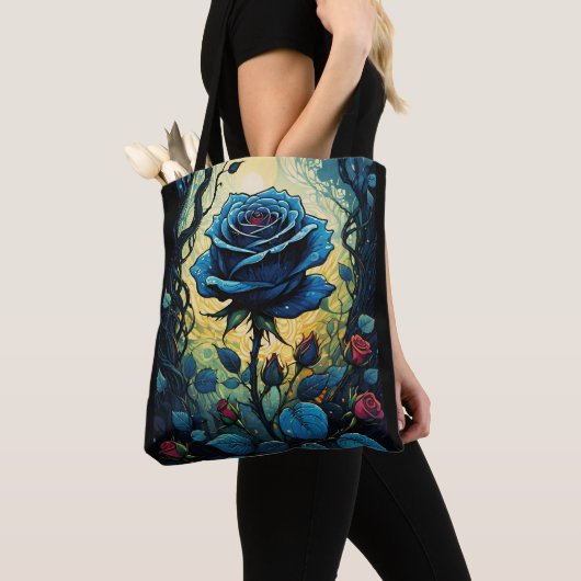 Blaue Rose Reben 1 Tasche (Von Nahem)