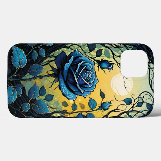 Blaue Rose Reben 2 Case-Mate iPhone Hülle (Rückseite (Horizontal))