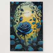 Blaue Rose Reben 2 Puzzle (Vertikal)