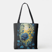 Blaue Rose Reben 2 Tasche (Rückseite)