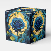 Blaue Rose Reben 3 Cube Geschenkschachtel (Vorderseite)
