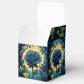 Blaue Rose Reben 3 Cube Geschenkschachtel (Geöffnet)