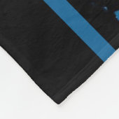 Blaue Rose Reben 3 Fleecedecke (Ecke)