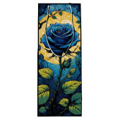 Blaue Rose Reben 3 Geschenktüte Für Weinflaschen (Rückseite)