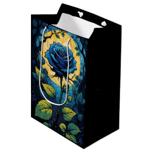 Blaue Rose Reben 3 Mittlere Geschenktüte