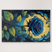 Blaue Rose Reben 3 Puzzle (Horizontal)