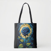 Blaue Rose Reben 3 Tasche (Vorderseite)
