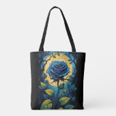 Blaue Rose Reben 3 Tasche (Rückseite)