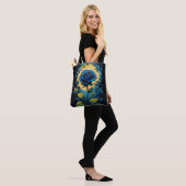 Blaue Rose Reben 3 Tasche (Am Model)