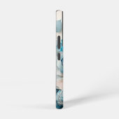 Blaue Rose Samsung Galaxy Hülle (Rechte Seite)