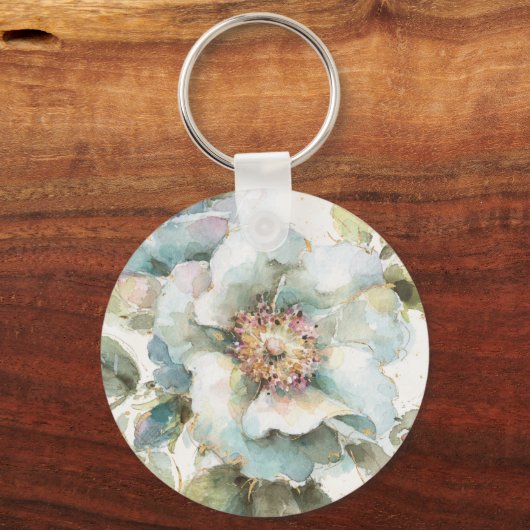 Blaue Rose Schlüsselanhänger (Vorderseite)