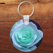 Blaue Rose Schlüsselanhänger (Vorderseite)