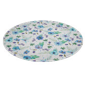 Blaue Rose Schneidebrett (Ecke)