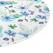 Blaue Rose Schneidebrett (Ecke)