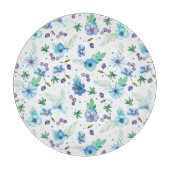 Blaue Rose Schneidebrett (Vorderseite)