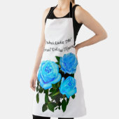 Blaue Rose Schürze (InSitu)