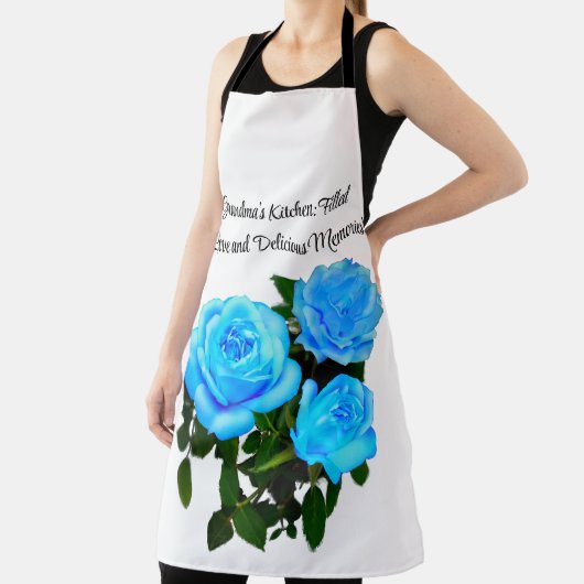 Blaue Rose Schürze (InSitu)