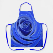 Blaue Rose Schürze (Vorderseite)