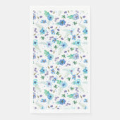 Blaue Rose Serviette (Vorderseite)