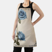 Blaue Rose Shabby Schürze (InSitu)