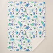 Blaue Rose Sherpadecke (Vorderseite)