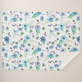 Blaue Rose Sherpadecke (Vorderseite (Horizontal))