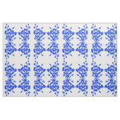 Blaue Rose Silhouette Baumwollgewebe Stoff (Fat Quarter (45,7 x 55,9 cm))